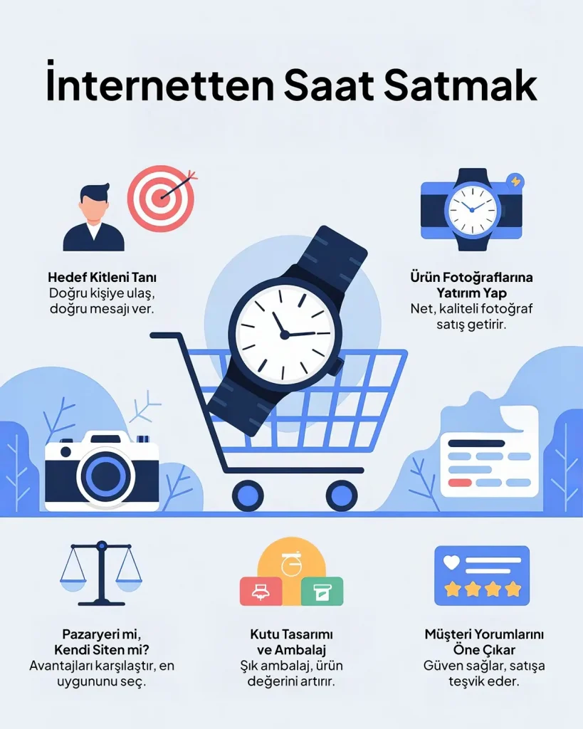 internetten saat satmak